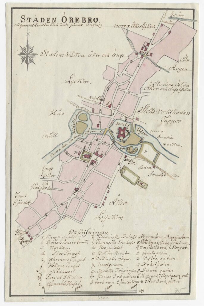 Örebrokarta 1790-tal