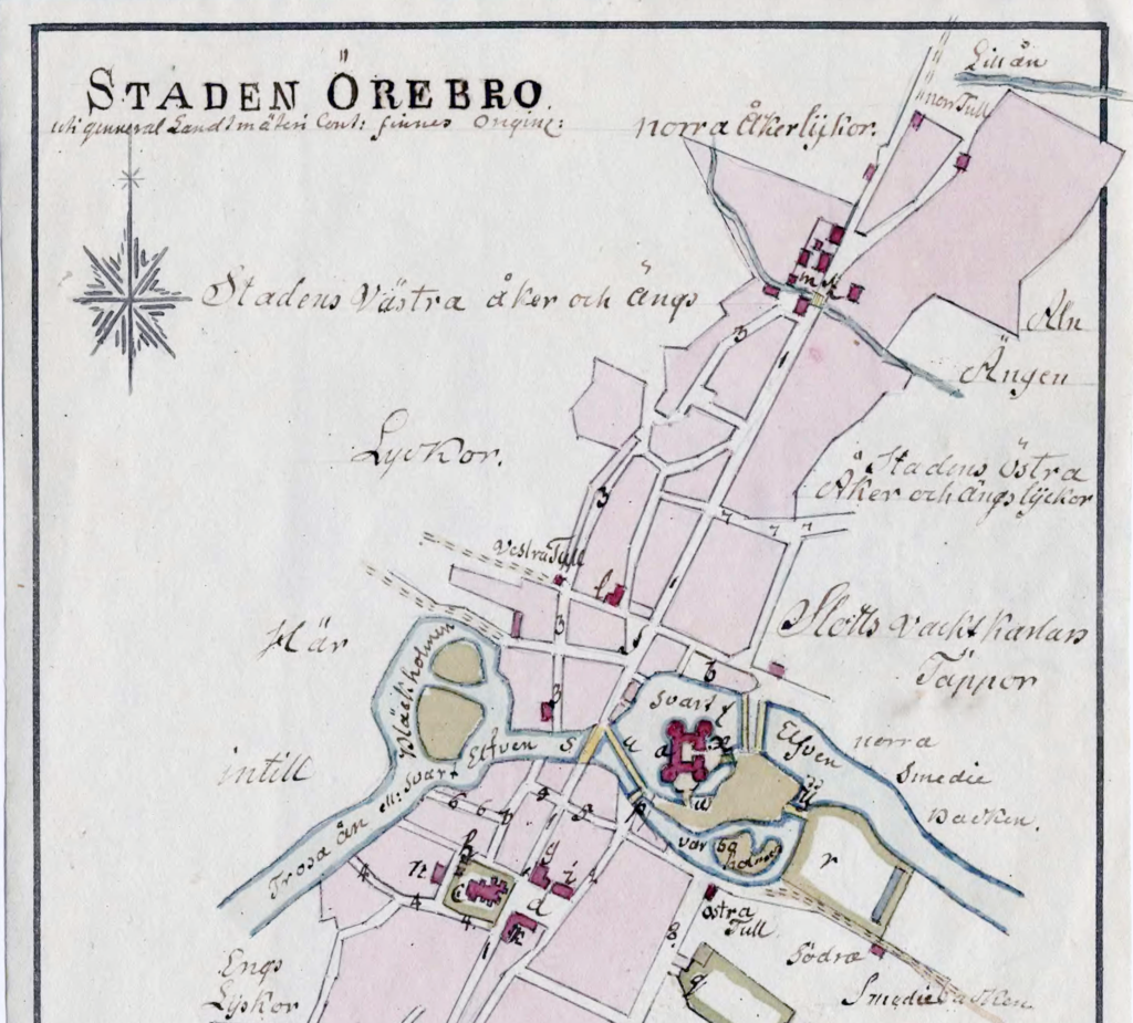 Örebrokarta 1700-tal