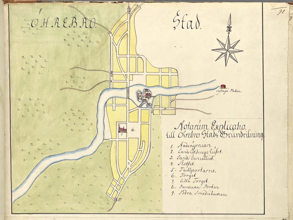 Örebrokarta 1700-tal