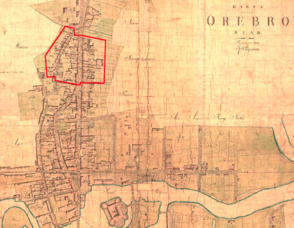Stadsbranden 1843 i Örebros norra delar