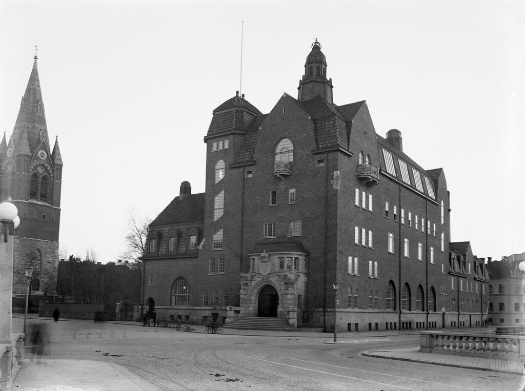 Post- och Telegrafhuset, Vasagatan 10, foto: Sam Lindskog 1927