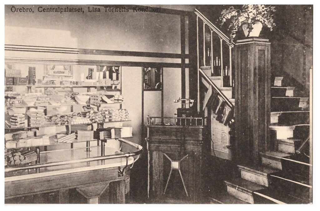 Hälls Café, vykort