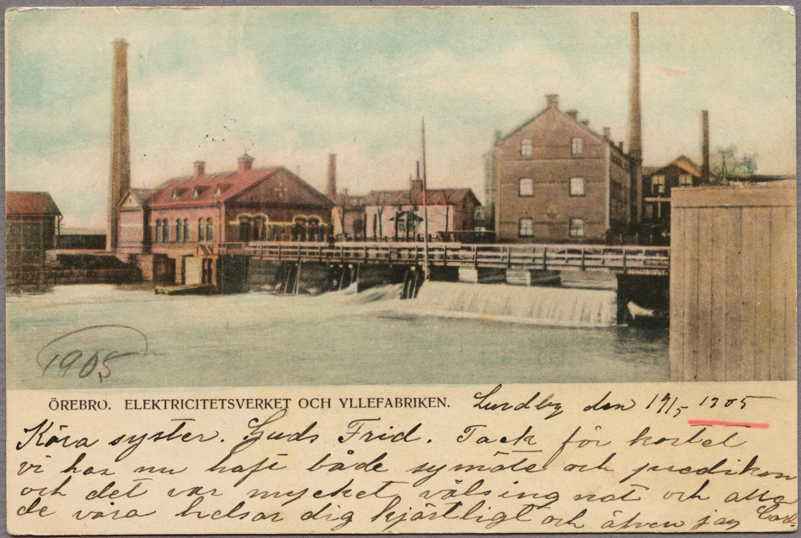 Kolorerat vykort